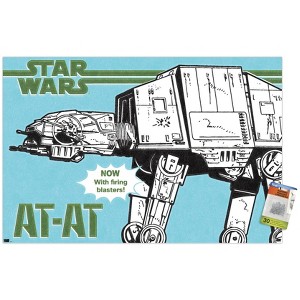 Trends International Star Wars: New Vintage - AT-AT Unframed Wall Poster Prints - 1 of 4