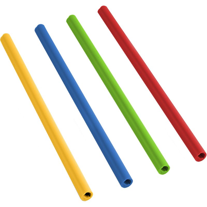 Coghlan's Silicone Straws 4-Pack - Multicolor, 2 of 4