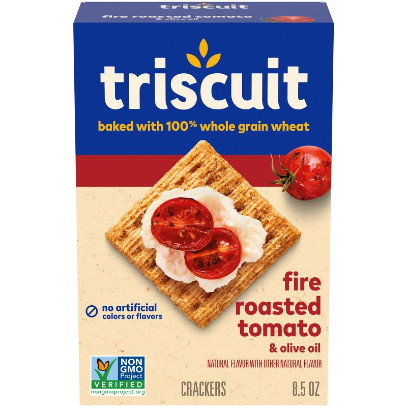 Triscuit Fire Roasted Tomato & Olive Oil Flavored Crackers - 8.5oz, 1 of 21
