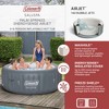 Bestway Coleman Palm Springs 4 to 6 Person EnergySense Smart AirJet Plus Inflatable Hot Tub Outdoor Spa with 140 AirJets and Insulated Cover - 2 of 4