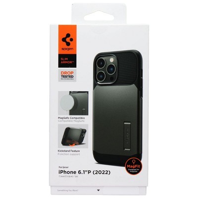 Spigen Slim Armor Case for MagSafe for Apple iPhone 14 Pro - Gunmetal / Black