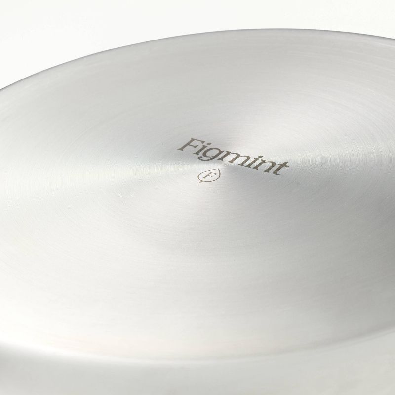 3qt Stainless Steel Sauce Pan with Lid Silver - Figmint&#8482;, 6 of 8