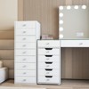 VANITII 9-Drawer Makeup Vanity Storage Unit, White - 4 of 4
