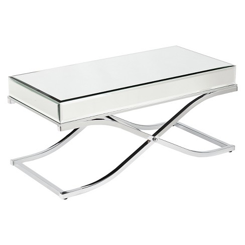 Mirrored coffee best sale table target