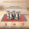 Weatherproof Outdoor Cat House with Heating Pad, Insulated Winter Shelter for Cats & Small Pets, Waterproof Oxford Cloth, Elevated Design - 4 of 4