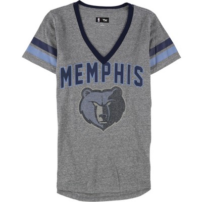 G-III Sports Womens Memphis Grizzlies Embellished T-Shirt, Grey, Large