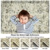 Vintage Distressed Large Living Room Rug for Bedroom, Oriental Soft Low-Pile Indoor Accent Carpet, Non-Skid, Machine Washable, Brown - 4 of 4