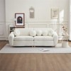 SKRAN Modern Sofa for Living Room, 84" Chenille Sofa Couch, Sectional Love Seat Couch, Upholstered Sofa for Apatment Bedroom Home Office (White) - 2 of 4
