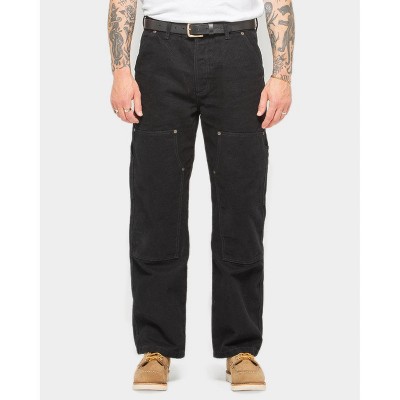 Lomsoe straight fit carpenter pant black