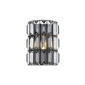 Elegant Lighting Blair Collection Wall Sconce D4.8 H9.8 Lt:1 Oil rubbed bronze Finish - 1 of 4