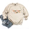Simply Sage Market Teacher Life Colorful Sweatshirt - 3 of 4