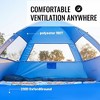 NAYSAYE Beach Tent Sun Shelter Portable Cabana for 4 Person for Beach and Outdoor, Blue, 78.7"*51.1"*51.2" - 4 of 4