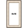PosterPalooza | Panoramic Contemporary Silver Frame - UV Acrylic, Foam Board Backing, Hanging Hardware - 2 of 4