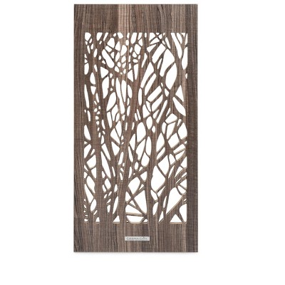 Barnwood Branches Decorative Freestanding Wooden Pet Gate