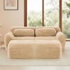 80'' Convertible Sectional Sofas with Chaise, Ottoman, 32D High-Density Sponge, and Anti-Slip Bottom Design - 2 of 4