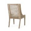 Christopher Knight Home Set of 2 Maurers Cane and Wood Upholstered Dining Chairs Beige/Natural - 3 of 4