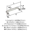 Amerock Coble Pull for Cabinets, Drawers, and Furniture - 3 of 4