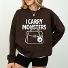 Simply Sage Market I Carry Monsters Purse Sweatshirt - 2 of 4