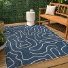 JONATHAN Y Nolan Modern Coastal Organic Shapes Indoor/Outdoor Area Rug - 3 of 4