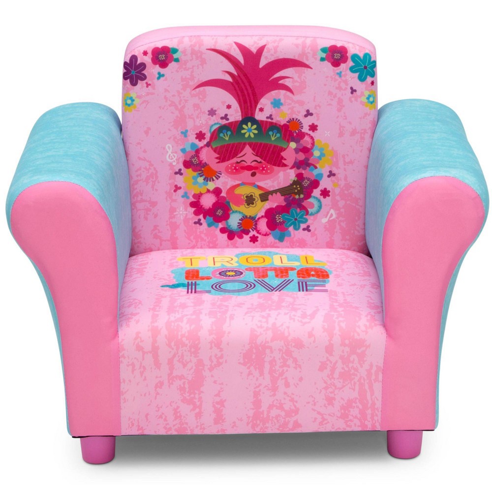 Trolls World Tour Upholstered Kids' Chair - Delta Children -  Disney, 80510490