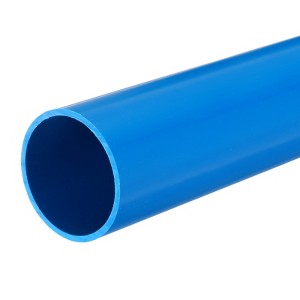 Unique Bargains Water Plumb DIY Crafts High Impact Rigid Round Pipes 8" Length ID 1.78" OD 1.97" Blue - 1 of 4