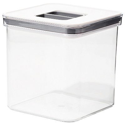 Pantry Mate 2.6 Qt Airtight Food Storage Box Square, with Locking Mechanism, Clear Kitchen Pantry Organizer — фото 2