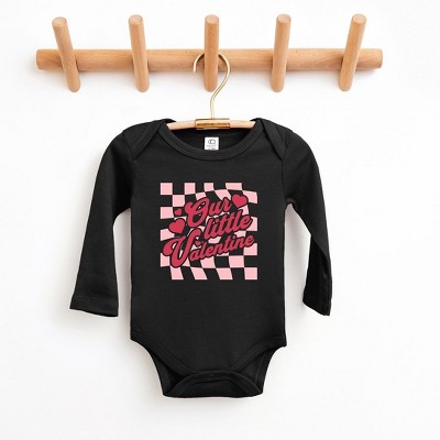 The Juniper Shop Our Little Valentine Baby Long Sleeve Bodysuit