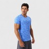 Anna-Kaci Active Men's Camo Print Short Sleeve Performance Tee with Quick-Dry Lightweight Stretch Fabric - 3 of 4