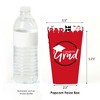 Big Dot of Happiness Red Graduation Party Favor Popcorn Treat Boxes - Set of 12 - 2 of 4