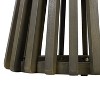 Vynxaria Outdoor Acacia Wood Round Side Table ¨C Modern Rustic Charm for Your Patio - 3 of 4