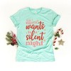Simply Sage Market Women's Mom Wants A Silent Night Short Sleeve Graphic Tee - 3 of 4
