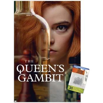 Trends International Netflix The Queen's Gambit - Piece Framed Wall Poster  Prints White Framed Version 22.375 X 34 : Target