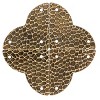 Dritz Small 3pk Home Textured Quatrefoil Corners Antique Brass: Craft Embellishments, Iron Material, 12+ Age, 9 Pieces - image 4 of 4