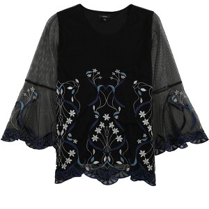 Alfani Womens Modern Spice Floral Pullover Blouse - 1 of 1