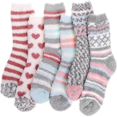 Autumn Winter Fuzzy Socks Womens Cozy Fluffy Warm Socks for Women Mom,Birthday Christmas Gifts for Her