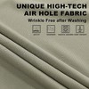 Men's UPF 50+ Long Sleeve Sun Protection Fishing Shirts Long Sleeve Travel Work Shirts for Men Button Down Shirts with Pockets - 3 of 4