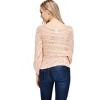 Women's Tara Open Knit Textured Sheer Top - SOLUTION - 3 of 3