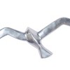 Set of 7 Aluminum Bird Floating Flock of Wall Decors Silver - Olivia & May: Coastal Style, Indoor Metalwork - 4 of 4