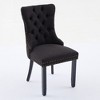 Ridstar 2 Piece Modern Dining Chairs, Armless Chair For Dining Room-Black - 2 of 4