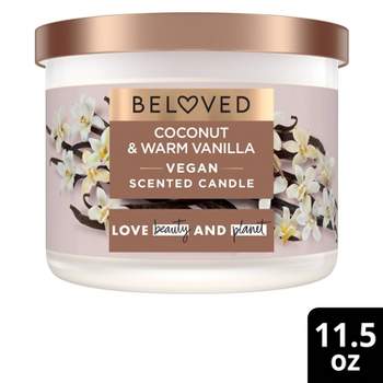 Beloved Coconut & Warm Vanilla 2-Wick Vegan Candle - 11.5oz