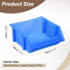 Unique Bargains Plastic Stackable Garage Closet Organization Shelf Bins 2 Pcs - 2 of 4