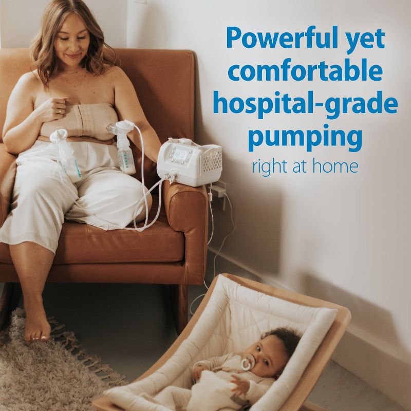 Dr. Brown&#39;s Customflow Double Electric Breast Pump with SoftShape Silicone Shields Hospital Strength, 4 of 25