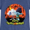 Girls' - Trolls - Happy Trolloween Branch and Cloud Guy Fitted Short Sleeve Graphic T-Shirt - 2 of 4
