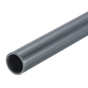 Unique Bargains Water Plumb DIY Crafts High Impact Rigid Round Pipes 8" Length - 1 of 4
