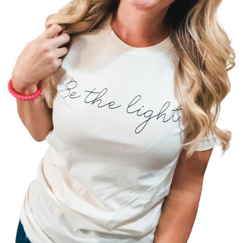 Women's Be The Light Tee - Blume + Co. - image 1 of 3