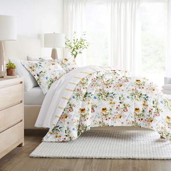 Chintz Floral All Season Reverisble Comforter Down Alternative Filling, Machine Washable - Becky Cameron