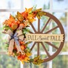 The Lakeside Collection Wagon Wheel Wreath - 3 of 3