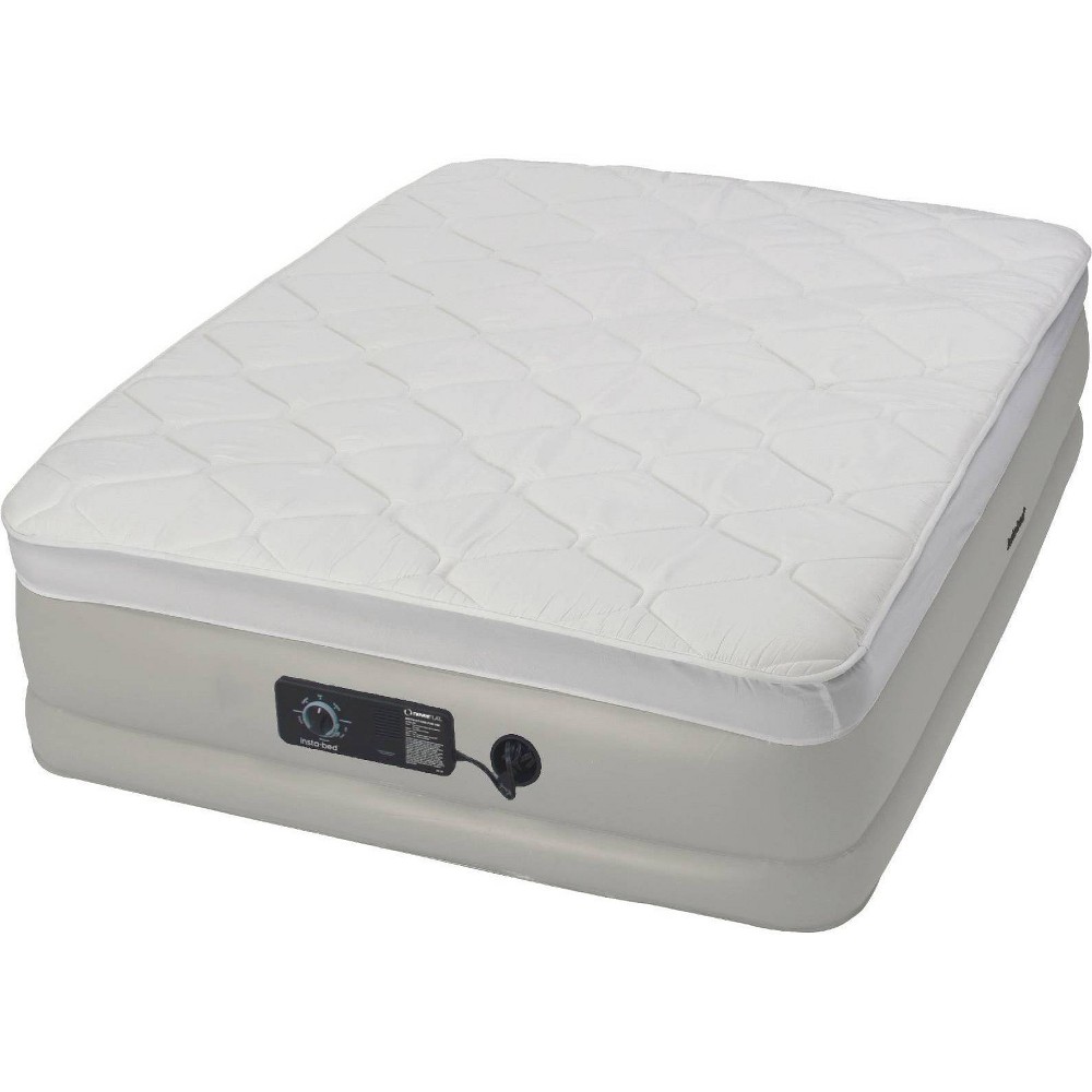 Photos - Outdoor Furniture Insta-Bed 18" Pillow Top Air Mattress with Neverflat Pump - Queen