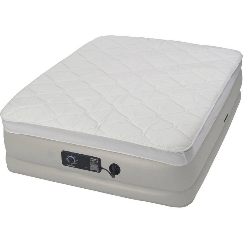 Insta-Bed 18" Pillow Top Air Mattress with Neverflat Pump - Queen, 1 of 7