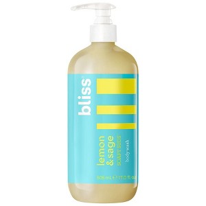 Bliss Lemon & Sage Soapy Suds Body Wash Lemon & Sage 17.0 fl oz - 1 of 1